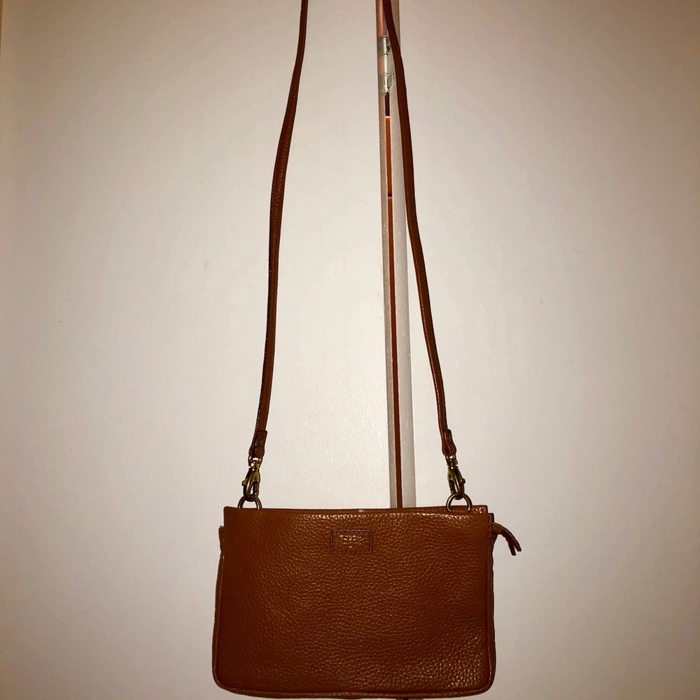 Small fossil crossbody purse